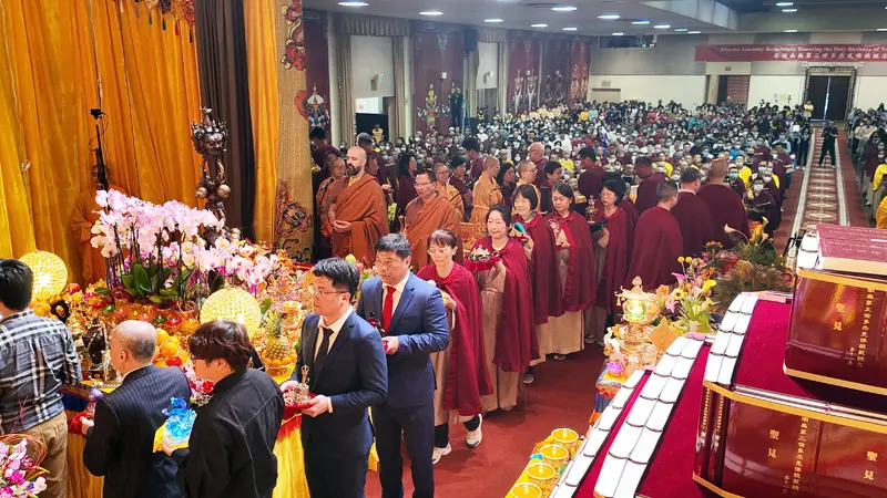 美新社:2025年世界佛子共迎南无羌佛佛诞 各地展开相关庆祝活动