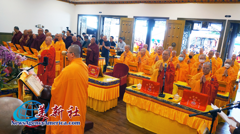 大悲周遍祈愿和平:圣迹寺举办南无观世音菩萨圣诞法会 场面庄严殊胜