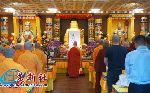 大悲周遍祈愿和平:圣迹寺举办南无观世音菩萨圣诞法会 场面庄严殊胜